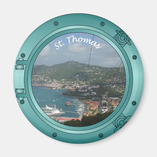 St Thomas Porthole Magneet (Voorkant)