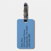 St. Thomas Rocky Beach Bagagelabel (Achterkant verticaal)