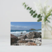 St. Thomas Rocky Beach Briefkaart (Staand voorkant)