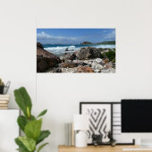 St. Thomas Rocky Beach Poster (Thuiskantoor)