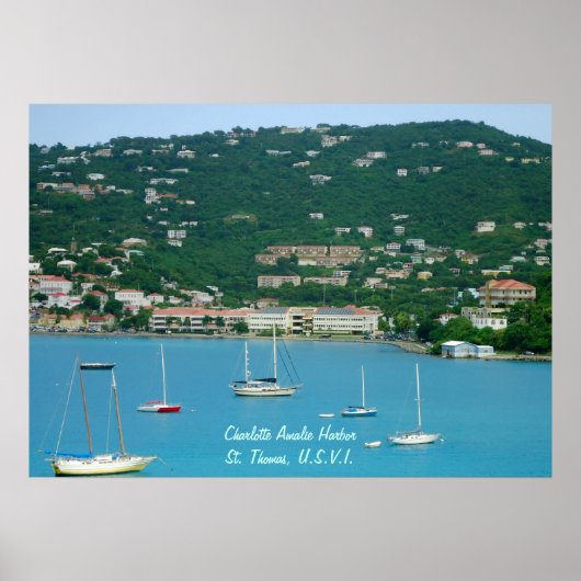 St. Thomas Sailbots Poster (Voorkant)