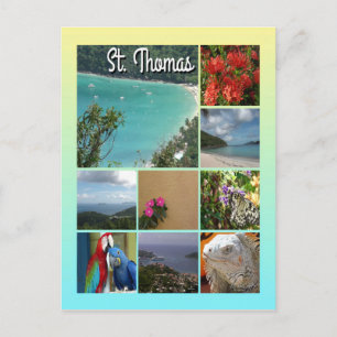 St. Thomas - Schilderachtig Foto Collage 6115 Briefkaart