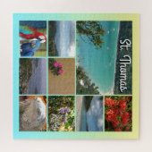 St. Thomas - Schilderachtig Foto Collage 6115 Legpuzzel (Horizontaal)