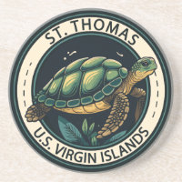 St Thomas schildpad badge op de Amerikaanse Maagde