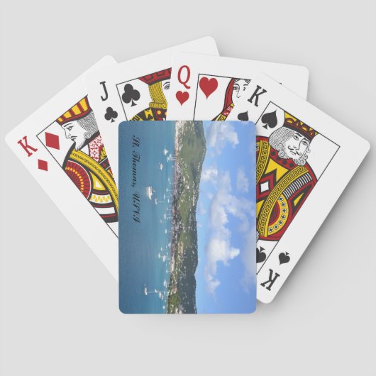 St. Thomas-spelkaarten Pokerkaarten (Achterkant)
