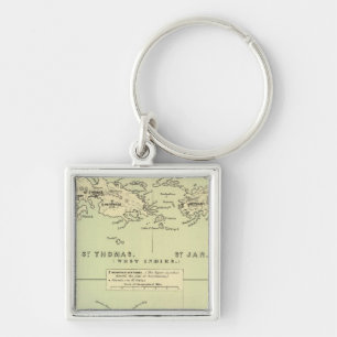 St Thomas, St Jan, St Crook Sleutelhanger
