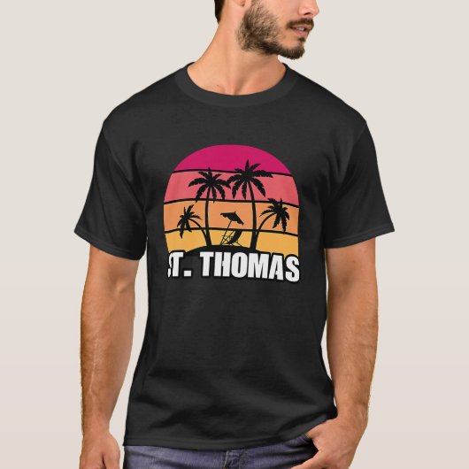 St Thomas Travel Souvenir T-shirt (Voorkant)