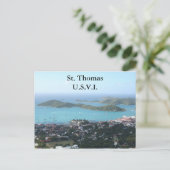 St. Thomas U.S.V.I. Briefkaart (Staand voorkant)