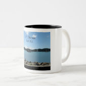St. Thomas, U.S.V.I Tweekleurige Koffiemok (Voorkant rechts)