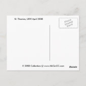 St. Thomas, USVI Briefkaart (Achterkant)