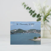 St. Thomas USVI Briefkaart (Staand voorkant)