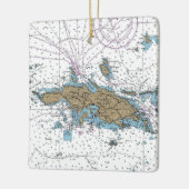 St Thomas USVI Keramisch Ornament (Links)