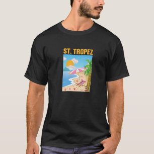 St. Tropez Cote D'azur Cannes Paris Frankrijk Fran T-shirt