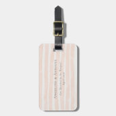 St. Tropez Destination Wedding Bagagelabel (Voorkant verticaal)