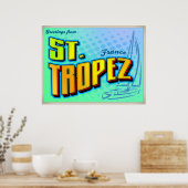ST. TROPEZ-poster Poster (Keuken)