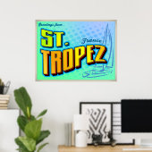 ST. TROPEZ-poster Poster (Thuiskantoor)