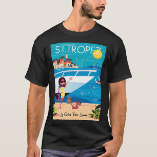 St. Tropez poster T-shirt