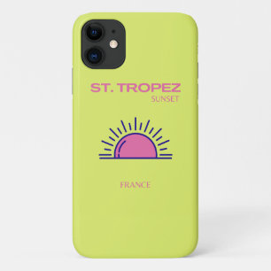 St. Tropez, Preppy, Green iPhone 11 Hoesje