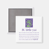 St. Urho 3:16 - Magneet (Voorkant / Achterkant)