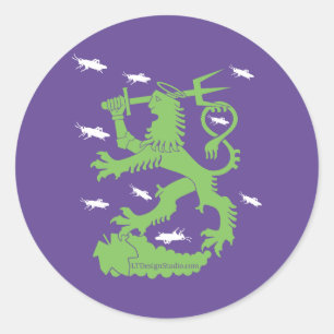 St Urho - autocollants