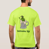 St. Urho En Bas ! + T-shirt à deux côtés (Dos)