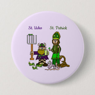 St. Urho en St. Patrick op Big Button