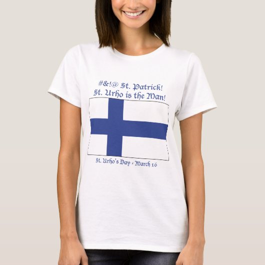 St. Urho is het Man T-shirt (Voorkant)