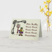 St. Urho is mijn Kaart om het aan te passen! (Gele Bloem)