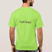 St. Urho's Day Morse Code T-shirt Ver. 5 (Achterkant)
