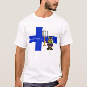 St. Urho's Day T-Shirt met Finse vlag
