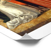 St. Ursula en Vier Zagen (tempera op paneel) Poster (Hoek)