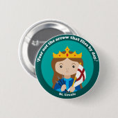 St. Ursula Ronde Button 5,7 Cm (Voorkant /achterkant)