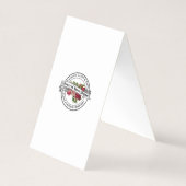 St. Valentijn Blessed Virgin Rosary Prayer Visitekaartjes (Achterkant)