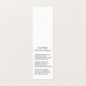 St. Valentijn Blessed Virgin Rosary Prayer Visitekaartjes (Binnenkant ongevouwen)