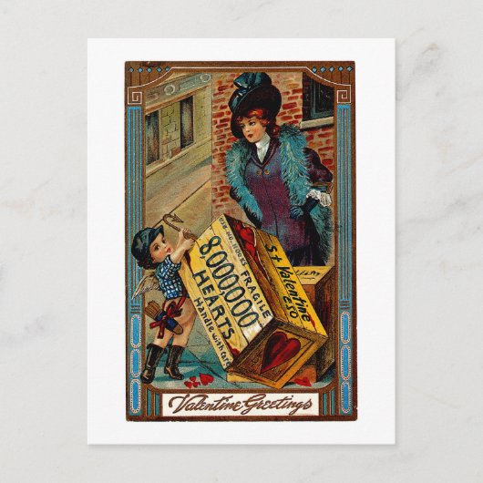 St. Valentijn Crate Feestdagenkaart (Voorkant)