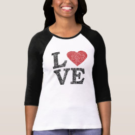 St. Valentijnsdag LOVE met hart T-shirt