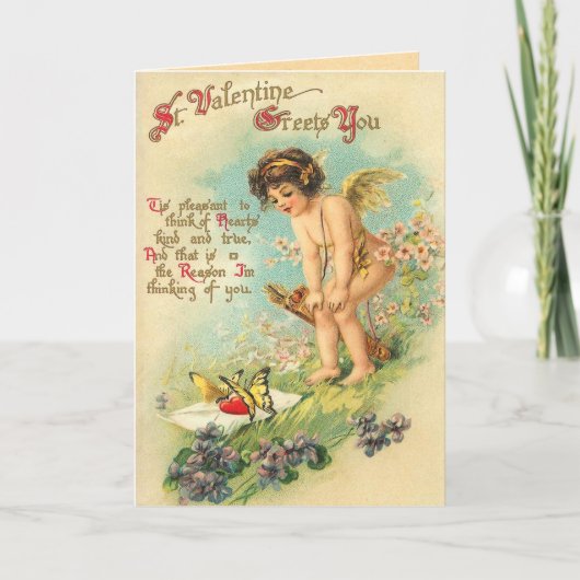 St. Valentine Salutations - Carte Saint Valentin (Devant)