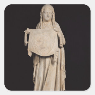 St. Veronica, c.1310 Vierkante Sticker