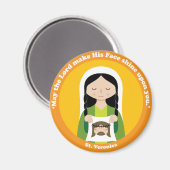 St. Veronica Magneet (Voorkant / Achterkant)