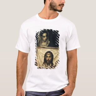 St.Veronica met de Heilige Shroud T-shirt
