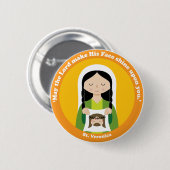 St. Veronica Ronde Button 5,7 Cm (Voorkant /achterkant)