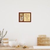St. Veronica van Jeruzalem (JM 60) Poster (Keuken)