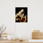 St Veronica Veil Saint visage Carroude 03 Poster (Cuisine)