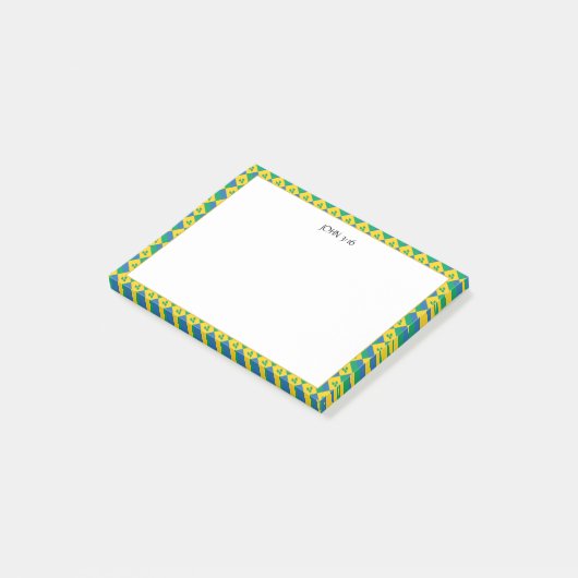 ST VINCENT Christelijke scripts Post-it® Notes (Schuin)
