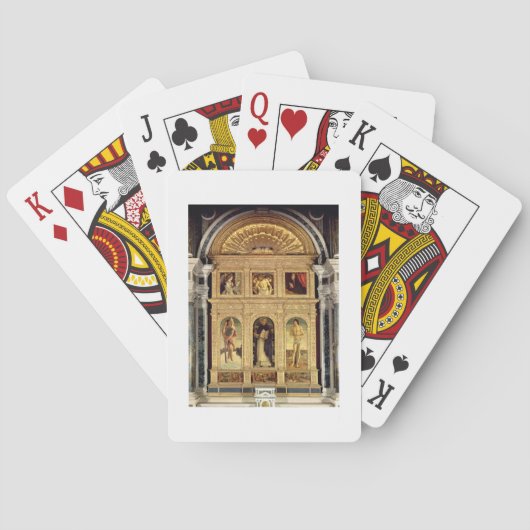 St. Vincent Ferrer Altarpart, c.1465 (poliepen) Speelkaarten (Achterkant)