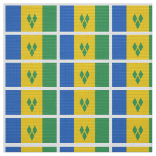 ST. Vincent Flag Stof