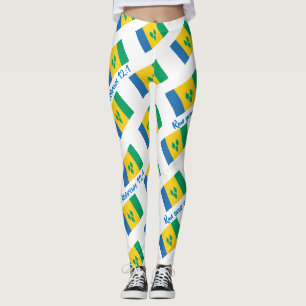 ST VINCENT GRENADINES Christelijke scripts Aangepa Leggings