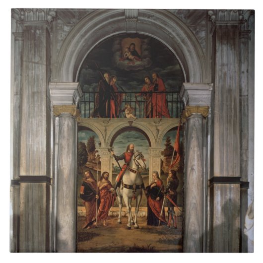 St. Vitalis en Saints Tegeltje (Voorkant)