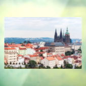 St. Vitus Cathedral en Prague Cityscape - Tsjechië Raamsticker (Vel 3)