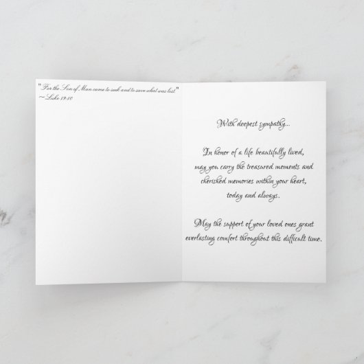 “St. Wenceslaus Trumpeter Angel” Carte de sympathi (Intérieur)